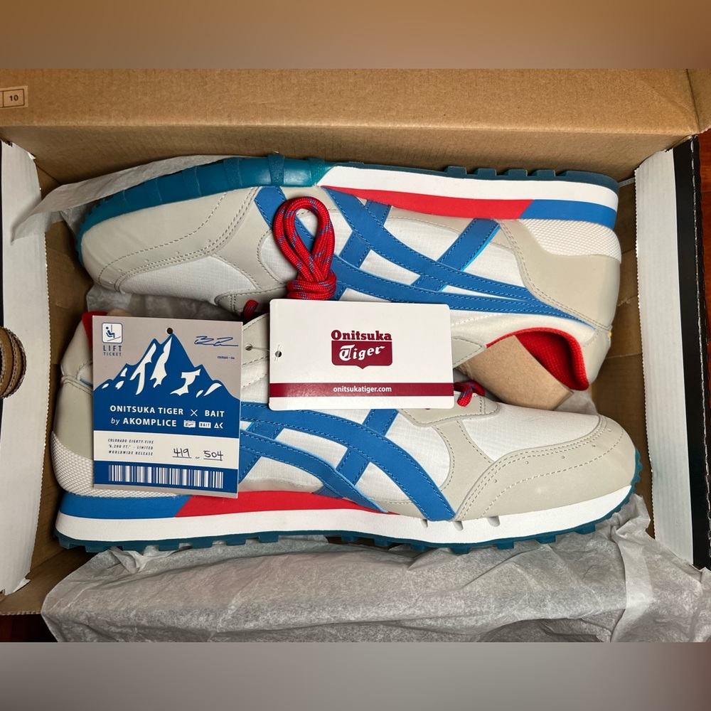 Bait x asics onitsuka tiger size 11 dead stock